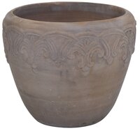 Pot mystic wervel d50h38cm bruin