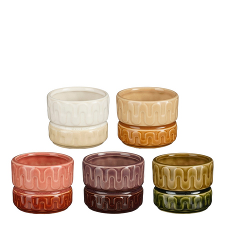 Pot nancy d7.5h6cm groen a5 pdq