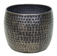 Pot nerja cilinder d52h41cm zilver