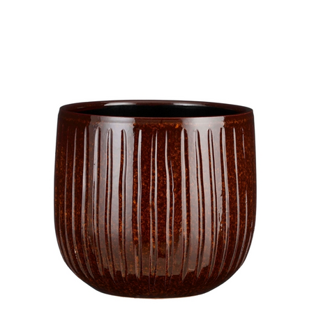 Pot pablo d21h19cm bruin