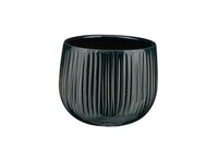 Pot pablo ribbel d16h14cm blauw