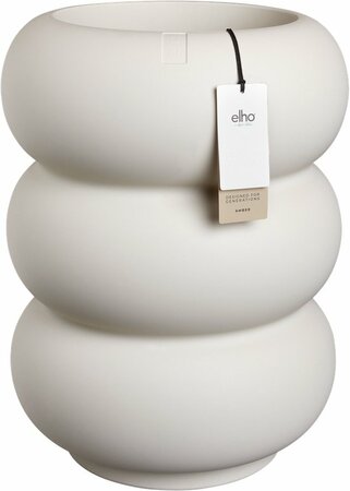 Pot pc amber roll d43h58cm lin.wit