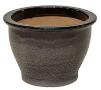 Pot platte rand ceria d29h23 zwart