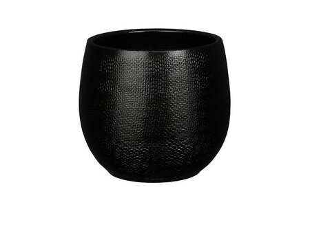 Pot porto d23h23cm zwart