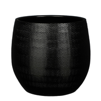 Pot porto d28h28cm zwart