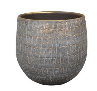 Pot renzo d22h20cm antraciet