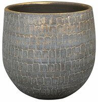 Pot renzo d26h26cm antraciet