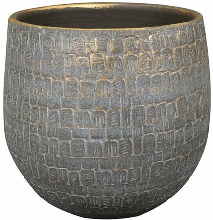 Pot renzo d31h28cm antraciet