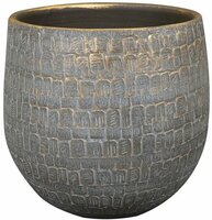 Pot renzo d31h28cm antraciet