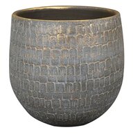 Pot renzo d36h32cm antraciet