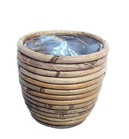 Pot rond ballon streep d20h19cm