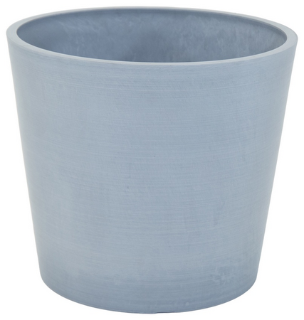 Pot rond ecostone d24h19 grijs