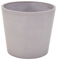 Pot rond ecostone d30h26cm taupe