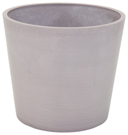 Pot rond ecostone d50h45 taupe