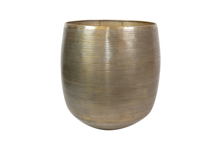 Pot rowen d60h62cm goud