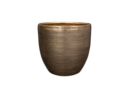 Pot rowen gold d21h16cm