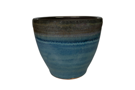 Pot ruben d30h27cm blauw