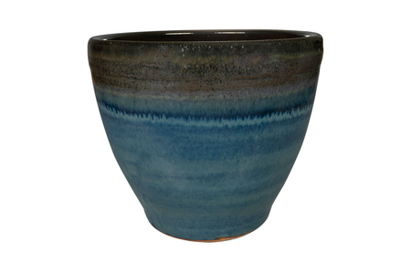 Pot ruben d38h32cm blauw