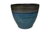 Pot ruben d38h32cm blauw