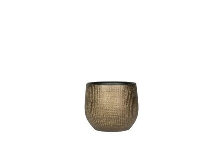 Pot ryan d18h16cm shiny goud