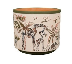 Pot safari wildlife d18h17cm