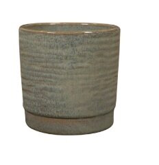 Pot siska d13h13cm sage