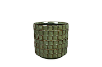 Pot stian d21h20cm moss green