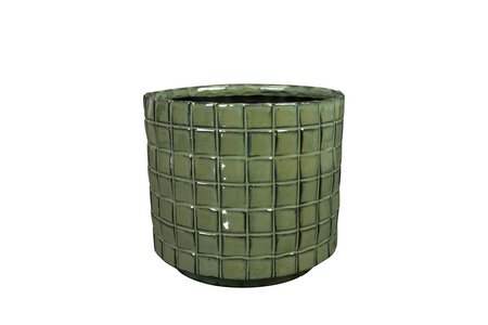 Pot stian d25h22cm moss green