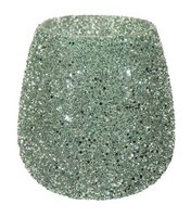 Pot strass cauldron d12h12.5 groen