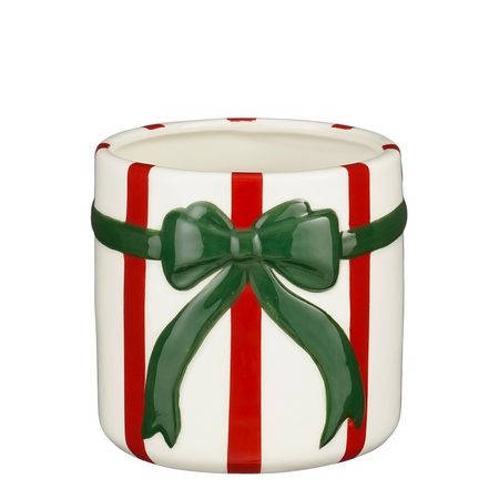 Pot strik d12h12cm rood