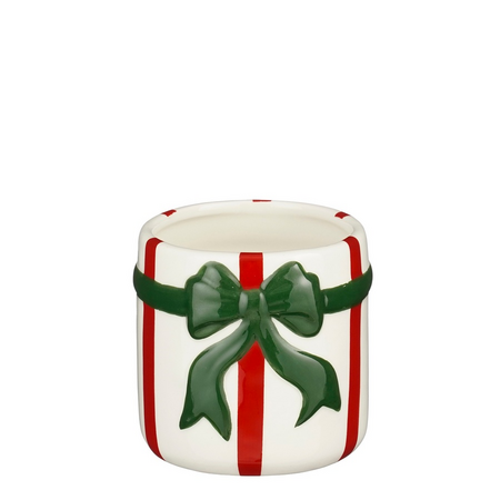 Pot strik d9.5h9cm rood