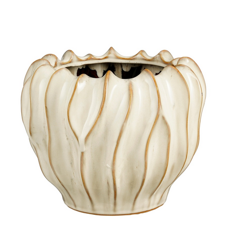 Pot thom d27.50h22cm off white