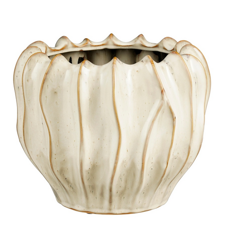 Pot thom d31h24.50cm off white