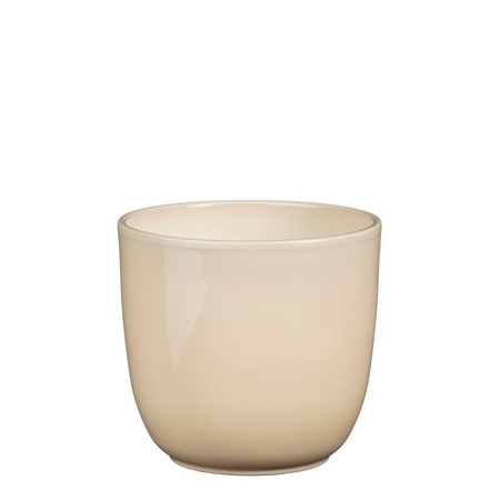 Pot tusca d13.5h13cm beige