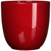 Pot tusca d13.5h13cm donker rood glans - Mica - afbeelding 2