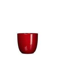 Pot tusca d13.5h13cm donker rood glans - Mica - afbeelding 1