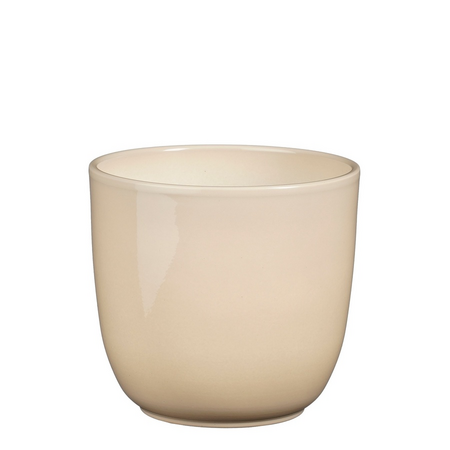 Pot tusca d17h16cm beige