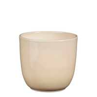 Pot tusca d17h16cm beige