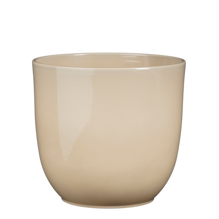 Pot tusca d22.5h20cm beige