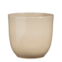 Pot tusca d25h23cm beige