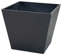 Pot vierkant ecostone b40h35 zwart