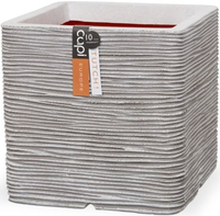 Pot vierkant rib nl l30b30h30 ivoor - afbeelding 2