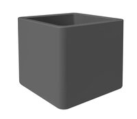 Pot+wiel pure soft brick d40cm antraciet