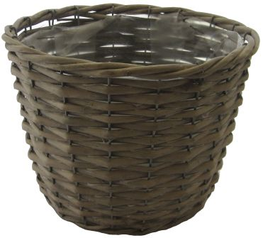 Pot wilg d19h15cm grijs