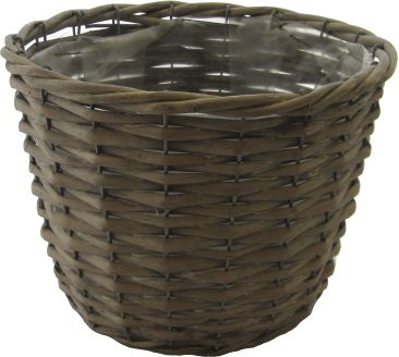 Pot wilg d23h20cm grijs