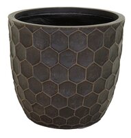 Pot yara egg d39h38cm bruin