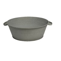 Pot zink con old look d26 - h12.5cm