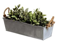 Pot zink rh old look l44 - b15 - h13cm S