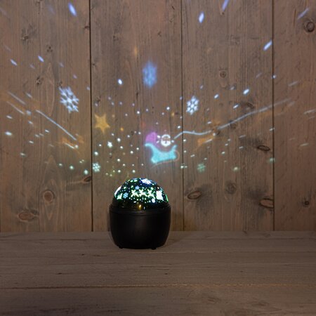 Projector kerstfiguur op batterij - afbeelding 1