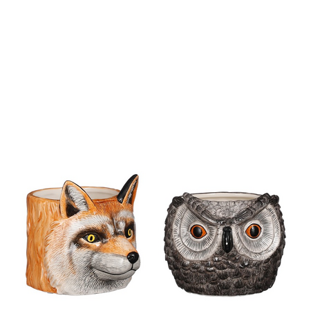 Pt vos uil l17.5b12.5h14cm d.brn a2